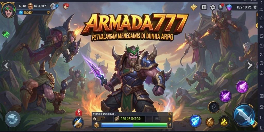 Tampilan menarik dari gameplay ARPG di ARMADA777 dengan aksi yang mendebarkan.