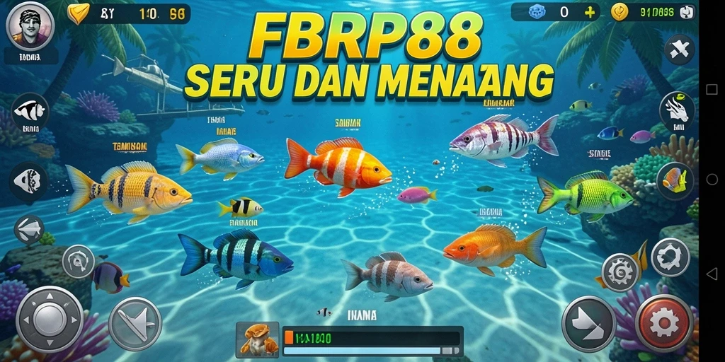 Tampilan gameplay menembak ikan di FBRP88 yang seru.