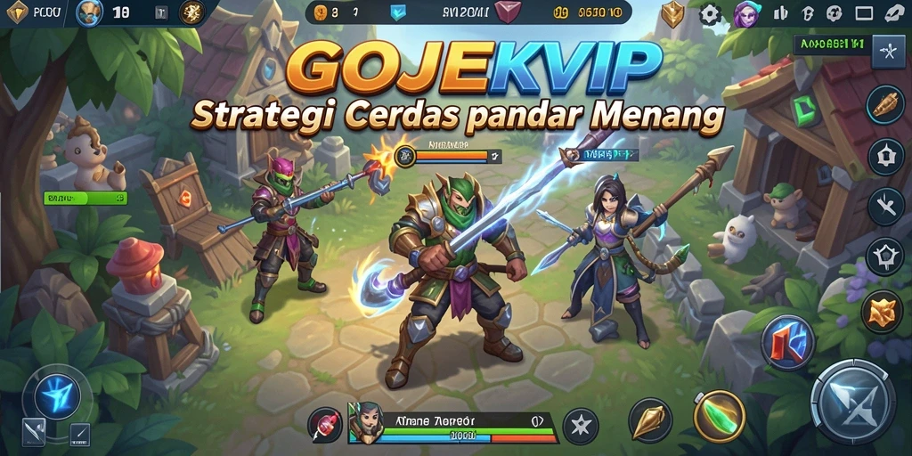 Tampilan gameplay menegangkan dari GOJEKVIP yang penuh strategi.