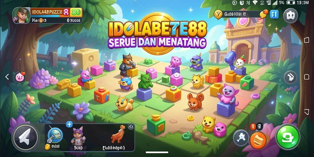 Screenshot gameplay IDOLABET88 menampilkan tantangan Puzzle yang menarik.