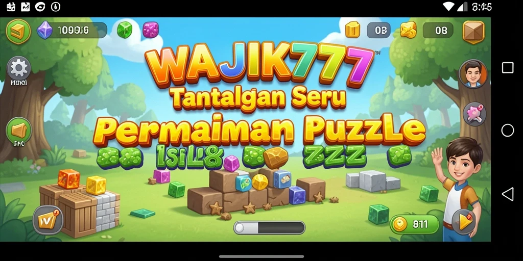 Tampilan gameplay WAJIK777 dengan tantangan puzzle yang menarik.